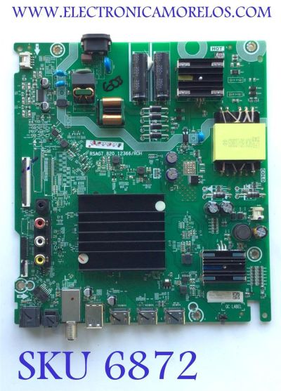 MAIN FUENTE ((COMBO)) PARA TV HISENSE 4K·UHD·HDR ((GOOGLE TV)) / NUMERO DE PARTE 315237 / RSAG7.820.12366/ROH / 315236 / 55A53FUA(0011) / 55A53FUA / PANEL HD550Y1U51-T0L2/SM/CKD3A/ROH / DISPLAY T550QVN10.0 / MODELOS 55A6H / 55A65H